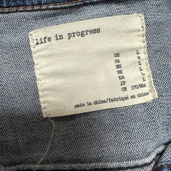 Life In Progress | Denim Jacket | Blue | Large - Picture 5 of 7